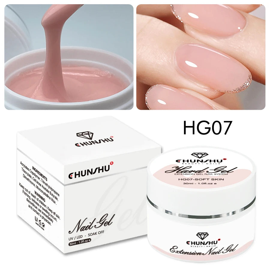 Hard Gel Milky White – 30 ml