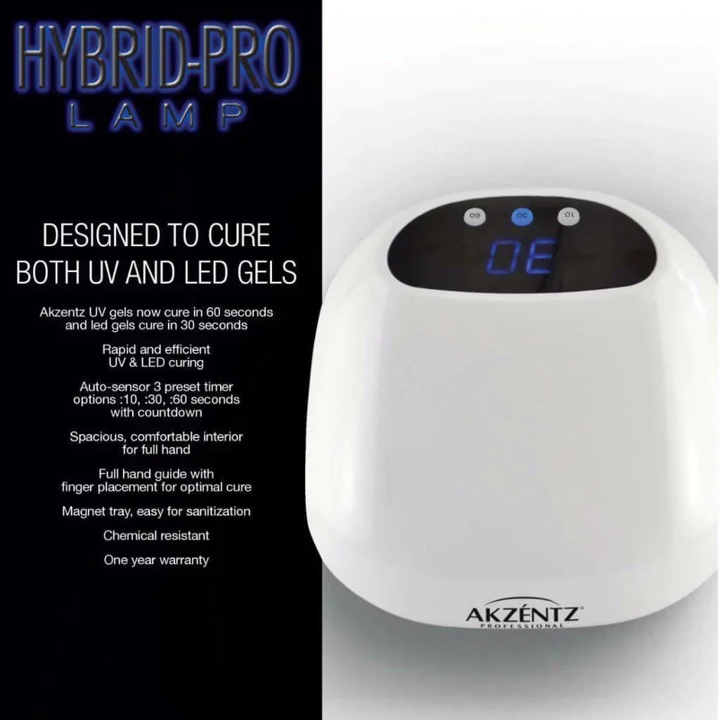 Akzentz - Hybrid Pro UV+LED Duo Nail Lamp-2