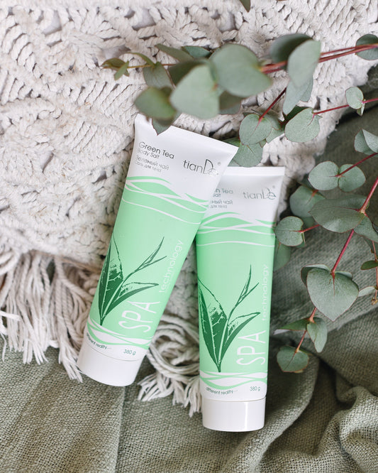 Scrub delicato corpo al tè verde