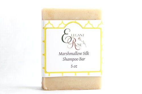 Marshmallow Shampoo Bar – Morbidezza Naturale per Capelli Setosi 🍃