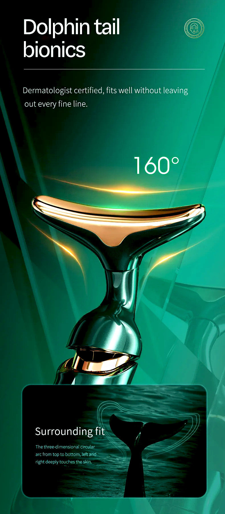 DELPHY - Masseur Facial triples têtes - liftant hautes vibrations-7