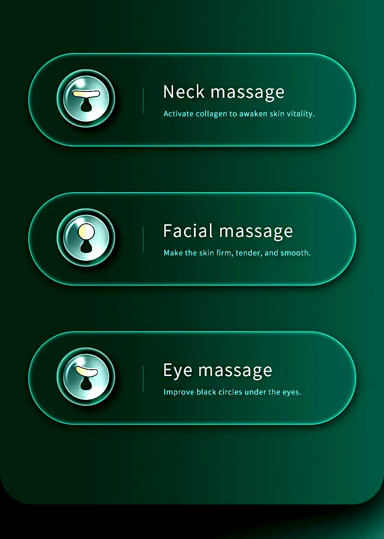 DELPHY - Masseur Facial triples têtes - liftant hautes vibrations-6