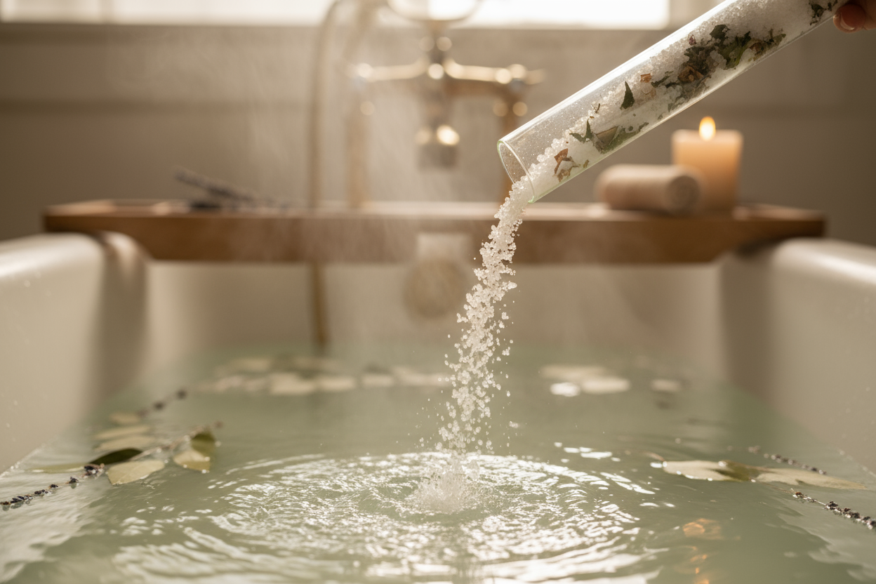 i sali non devo essere viola.. ma bianchi con alcuni pezzettini di foglie all'interno