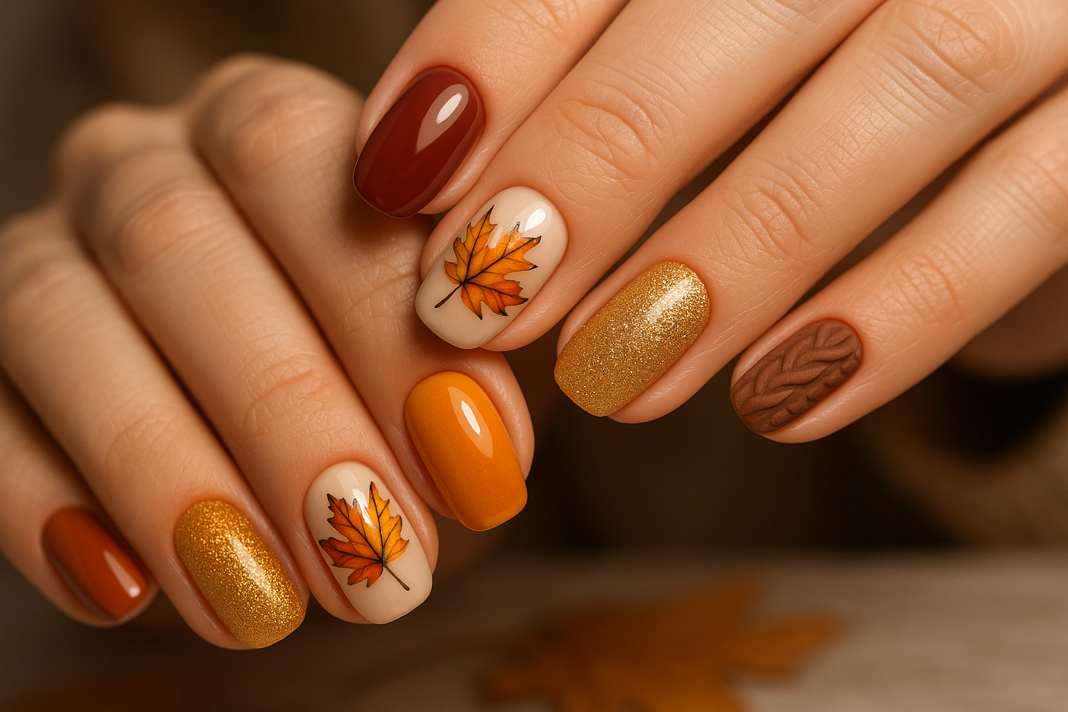 unghie autunnali